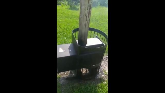 Обжигаем Печь ВЕЗУВИЙ