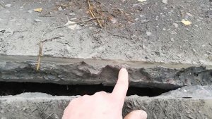 Режу бетонную плиту Советскую