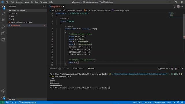 C# Primitive Types and Variables | Datatype Literals and Variables | C# Tutorial | Simplilearn