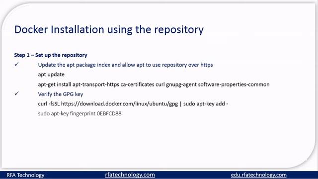02 - Docker installation смотреть онлайн