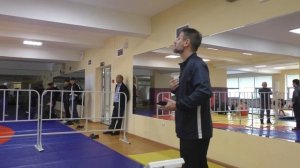 Взвешивание борцов Лига Вольник 6. Юноши командный турнир.