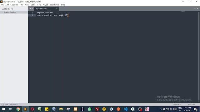 Python Program to Generate a Random Number | Python Full Course | Python Programming Tutorial #hind