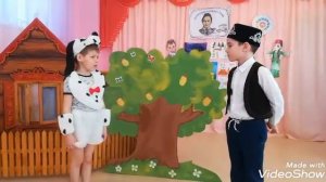 Г. Тукай "Кызыклы шэкерт" Антонов Михаил, Борисов Александр, 7 лет.