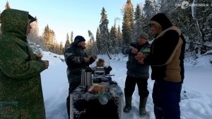 Первая рыбалка на ХАРИУСА в зимнем сезоне \ Часть 4 \ Это было здорово