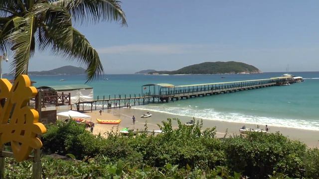 Территория отеля Aegean Boutique Suites Resort Sanya 5. Пляж Ялонг Бэй. Санья. Хайнань. Китай смотреть онлайн