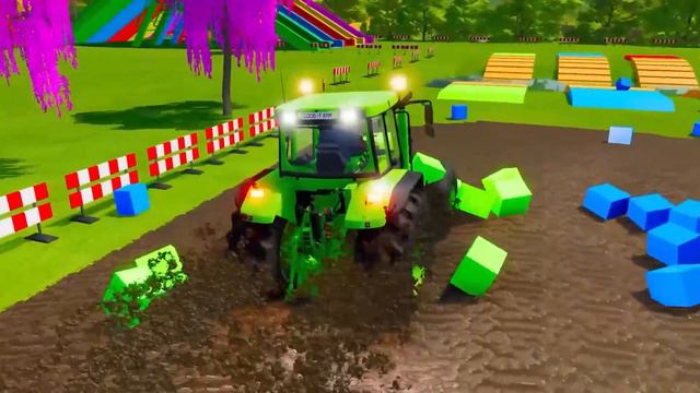 TRANSPORTING AUDI, DACIA, CHEVROLET, LAND ROVER IN COLOR GARAGES! - Farming Simulator 22 смотреть онлайн