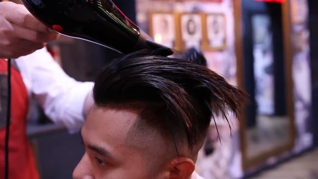 Mens Haircut 2023 - Straight Hair Men Slick Back Tutorial
