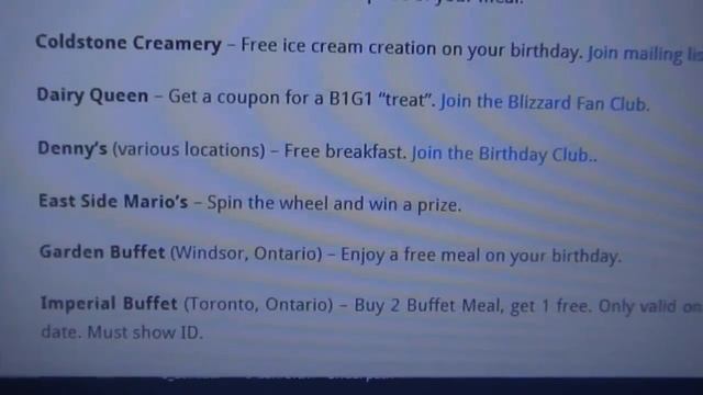 382. Иммиграция Канада. Подарки ко дню рождения от разных компаний. Как получить и где их найти. смотреть онлайн