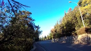 Крым. ЮБК. Мисхор. Иду на работу, тепло и хорошо. 07.10.22 Намного увеличил звук у видео, как Вам?