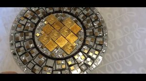 Как преобразить стол из ИКЕЯ. Апгрейд столика  мозаикой и эпоксидной смолой. 1 часть