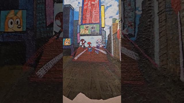 NYC speedpaint |The best cartoons ever | Renovating kids roomI #frozen #smurf #spiderman #art#fanar смотреть онлайн