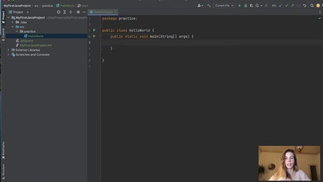 IntelliJ IDEA Java Tutorial for Beginners: The main method