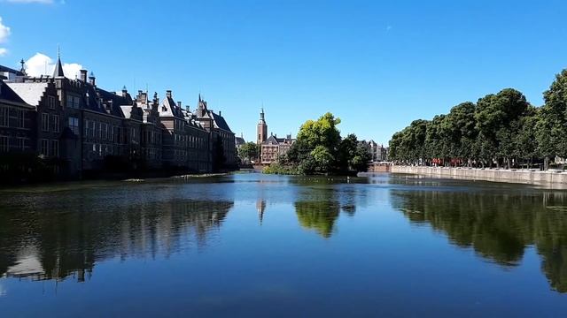 Гаага, центр, озеро - den Haag, Nederland смотреть онлайн