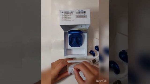 Беспроводные наушники Samsung Galaxy Buds Live с кейсом, blue