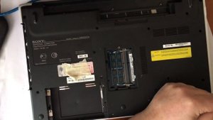 SONY SVE151D11V разбор и чистка от пыли