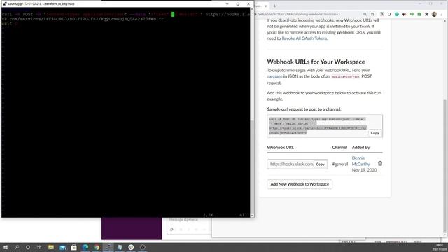 Slack: How to setup a Webhook смотреть онлайн