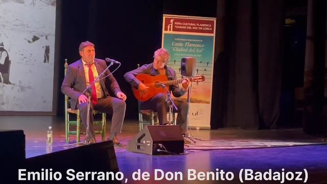 Emilio Serrano, Don Benito, Badajoz - 1º premio Festival Flamenco Lorca - 04-11-23 смотреть онлайн