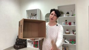 Декор картонной коробки