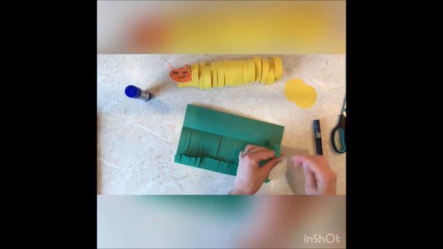 Аппликация ГУСЕНИЦА смотреть онлайн