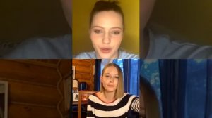 Юлия Хлынина и Юлия Пересильд. Прямой эфир инстаграм
