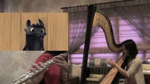 How to Train Your Dragon - Flying with Mother (Flute/Harp Cover)