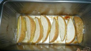 Запечённая груша с пломбиром