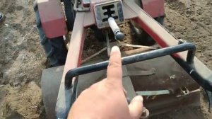 как фрезеровать тяжелым мотоблоком чтоб небыло .....