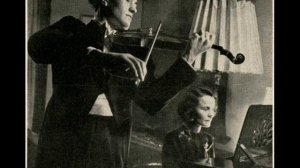 Gerhard Taschner and Gerda Nette-Rothe play Paganini: Sonata No. 12 e-minor (rec. Berlin 11.03.1942