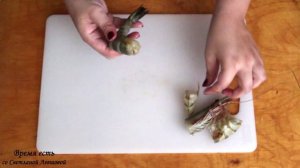 Как очистить свежие креветки