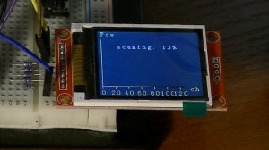 Сканер ISM диапазона на nRF24L01 . Повтор конструкции. Макет
