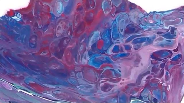 Акриловая заливка. "Два стакана" Акрил+колеры+медиум. Все получилось! смотреть онлайн