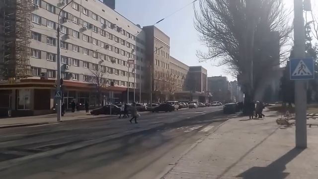 Донецк, площадь им.Ленина (01.03.2017) смотреть онлайн