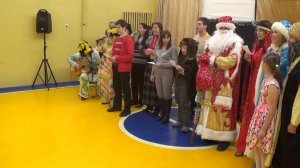 Песня Вместе весело шагать по просторам Школа-интернат Лухтоново 20-01-2018 г