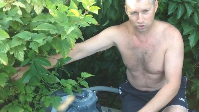 Бассейн каркасный INTEX.И установка Морской Воды "Честный обзор " смотреть онлайн