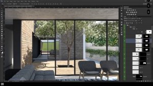 Interior Architecture Post-production in Photoshop