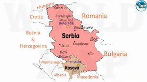 КАРТА МИР (Serbia Kosovo Map)