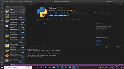 Enable autocomplete or intellisense for Python in Visual Studio Code