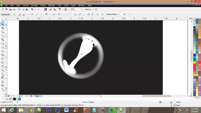 Cara membuat gelembung air 3d di corelDRAW смотреть онлайн