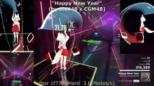 "Happy New Year"(by BNK48 x CGM48) [Hard] / UPDATE 1.27.0