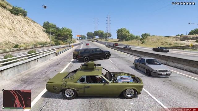 GTA 5 - Weaponized Tampa Rampage + Six Star Escape смотреть онлайн