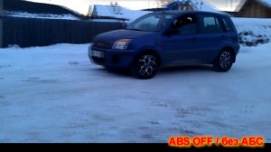 Ford Fusion c АБС и без Ford Fusion ABS included and ABS OFF