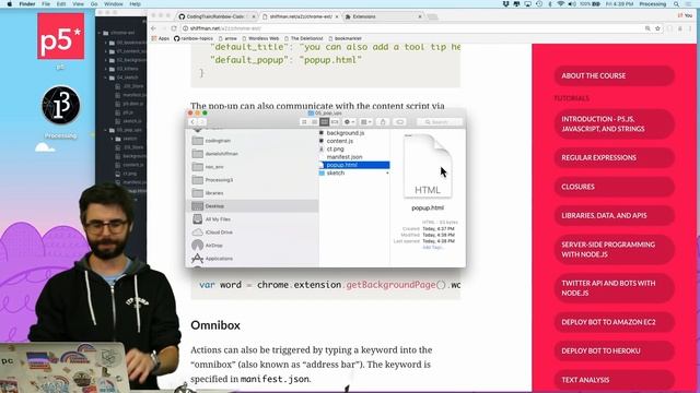 11.5: Chrome Extensions: Pop-ups - Programming with Text смотреть онлайн