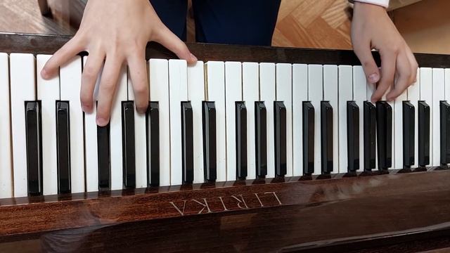 Тон-сть ре минор: t-s-D-t двумя руками. Ишханова Анна 8кл. смотреть онлайн