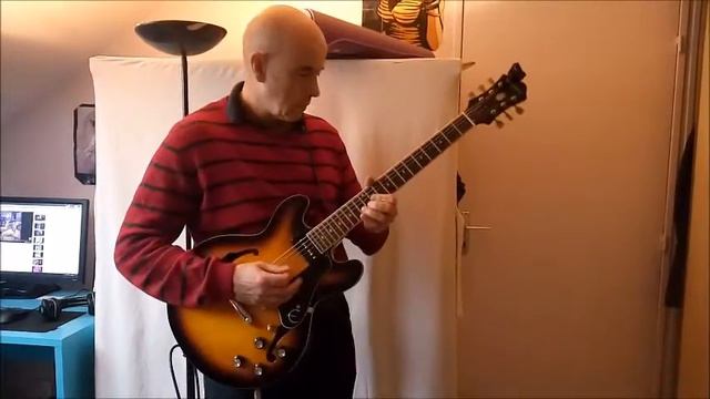 EPIPHONE ES339 P90 slow blues смотреть онлайн