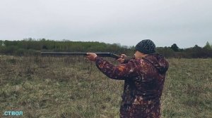 ТОЗ -63 отстрел дедовского дальнобойного патрона дробь 2, на 50 метров.