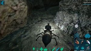 Выживание в Арк мобайл #11/как получить много хитина/приручить аранео и отхватить люлей?