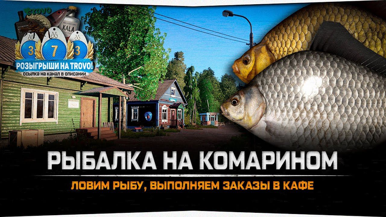 Комариное озеро • Рыбалка на заказы в Кафе • Русская Рыбалка 4