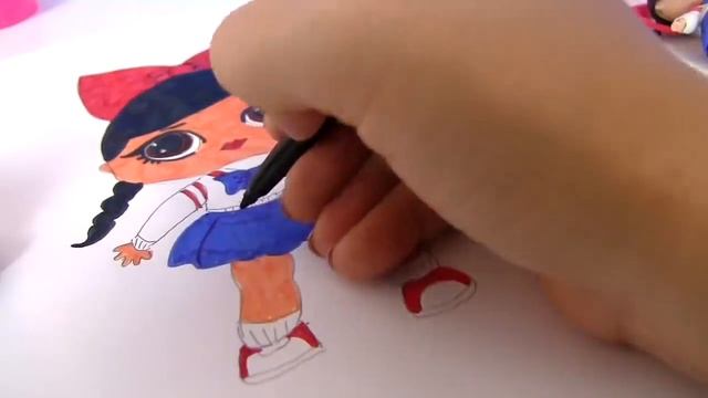 Куклы Лол Сюрприз! Учимся рисовать Lol Surprise Doll с Май Тойс Пинк! Мультик Губка Боб смотреть онлайн