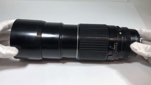Asahi Opt Co Pentax SMC 300mm f4 Lens for K Mount w Filter Japan 2376