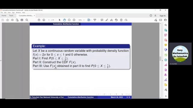 Cumulative distribution function смотреть онлайн